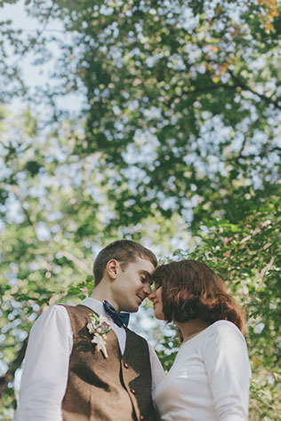 твидовая свадьба, жених и невеста