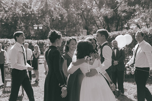 твидовая свадьба, церемония