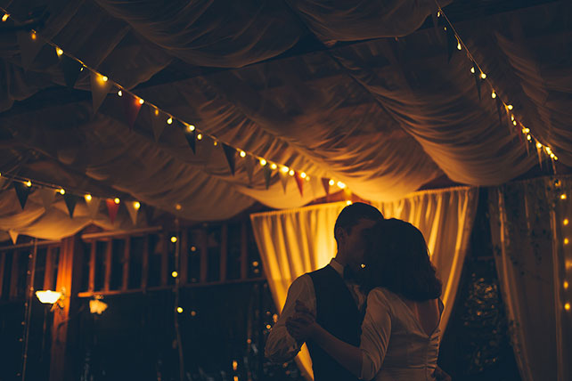 твидовая свадьба, танец молодоженов