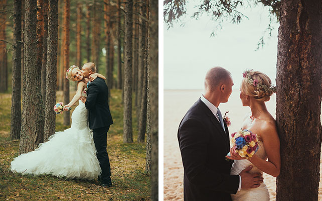 Юля и Сергей: свадьба в стиле гламурный рустик