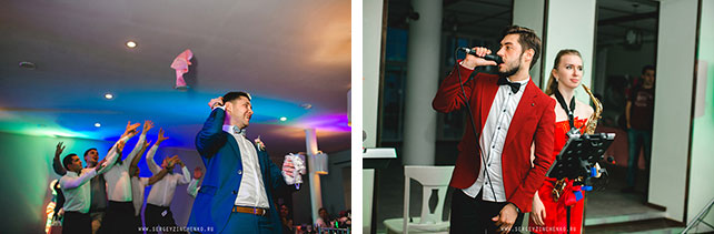 нежная свадьба в усадьбе, жених бросает подвязку, артисты на свадьбе