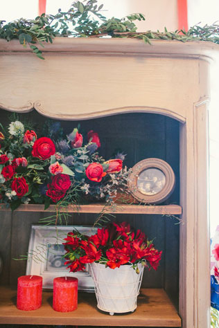 Уютная цветочная свадьба, старинные фотографии