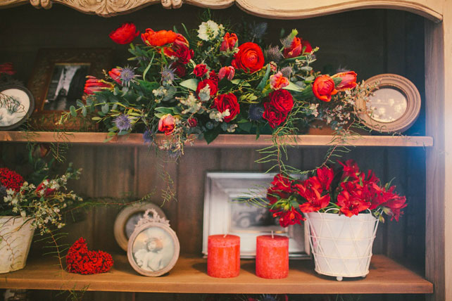 Уютная цветочная свадьба, рамки с фотографиями