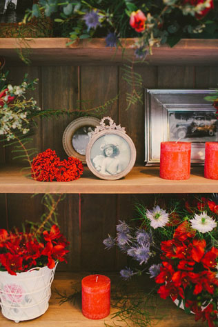 Уютная цветочная свадьба, детали декора