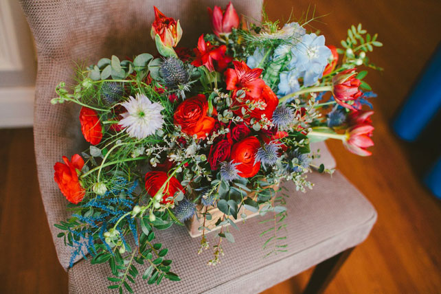 Уютная цветочная свадьба, стул