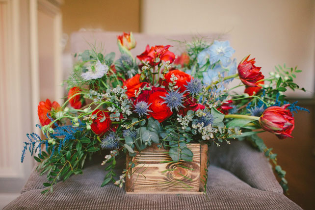 Уютная цветочная свадьба, декор