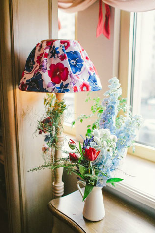 Уютная цветочная свадьба, светильник