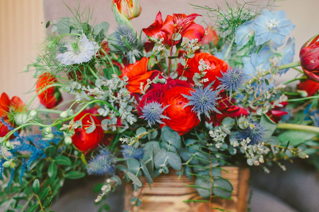 Уютная цветочная свадьба, флористика