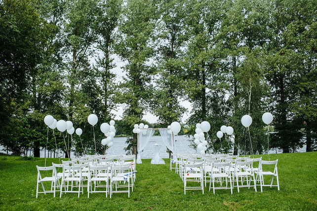 Вечная глубина чувств, морской стиль, место церемонии