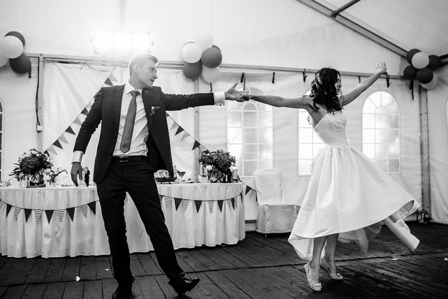 Вечная глубина чувств, морской стиль, танец жениха и невесты 