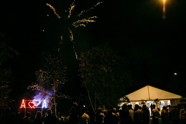 Вечная глубина чувств, морской стиль, свадебный салют