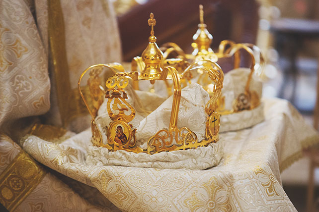 Ужин после венчания в стиле Dolce&Gabbana, церемония венчания