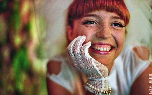 веселая ретро-свадьба, образ невесты