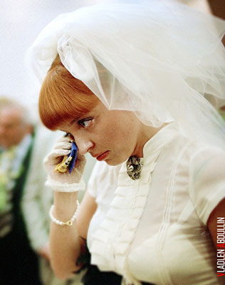 веселая ретро-свадьба, церемония