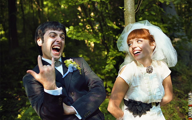 веселая ретро-свадьба, фотосессия жениха и невесты