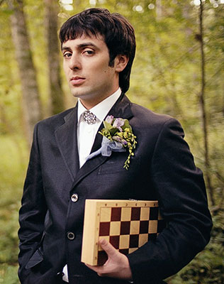 веселая ретро-свадьба, образ жениха