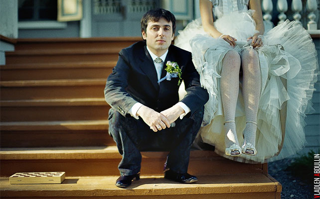 веселая ретро-свадьба, фотосессия жениха и невесты