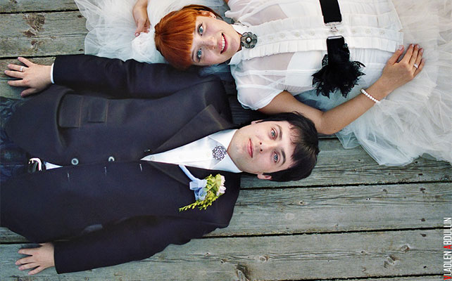 веселая ретро-свадьба, фотосессия жениха и невесты