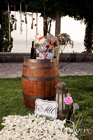 свадьба в Черногории, декор церемонии