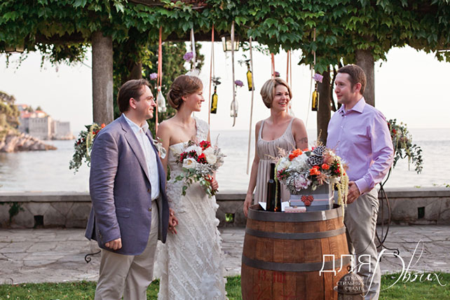 свадьба в Черногории, церемония