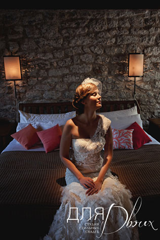 свадьба в Черногории, образ невесты