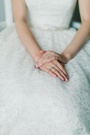 Винная свадьба, платье невесты