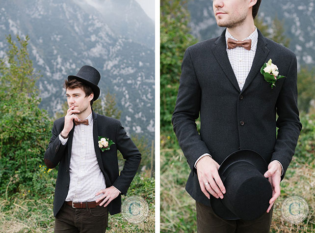 образ жениха винтажный рустик