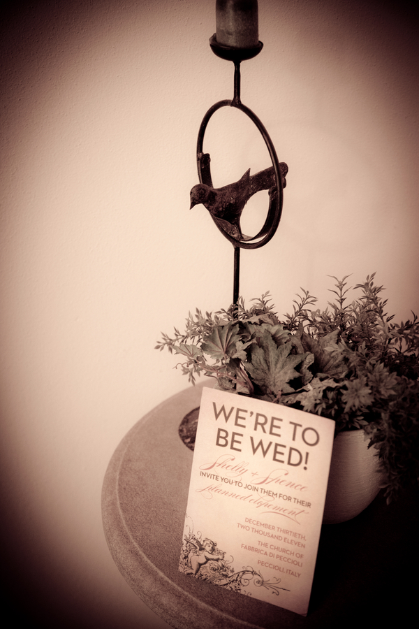 винтажная итальянская свадьба