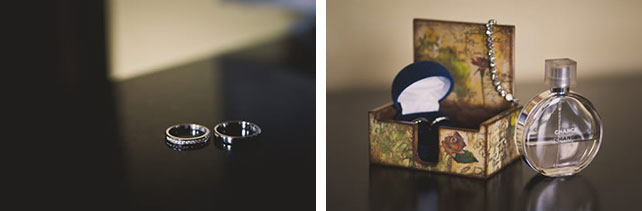 Винтажная свадьба Максима и Вики, обручальные кольца, шкатулка, духи