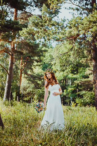 волшебная свадьба среди папоротников, образ невесты