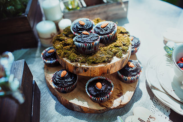 волшебная свадьба среди папоротников, сладкий стол