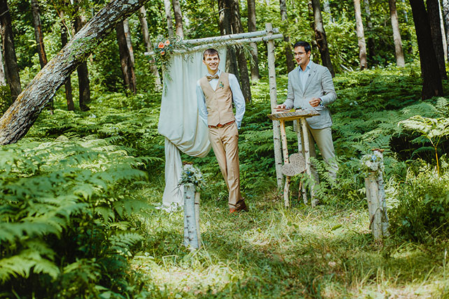 волшебная свадьба среди папоротников, церемония