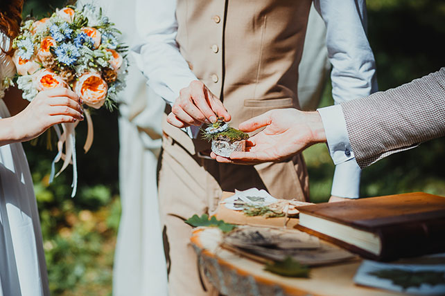 волшебная свадьба среди папоротников, церемония
