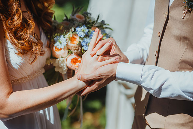 волшебная свадьба среди папоротников, церемония