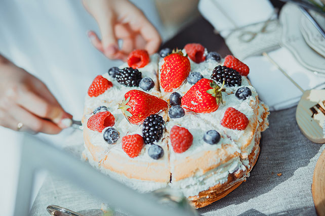 волшебная свадьба среди папоротников, торт
