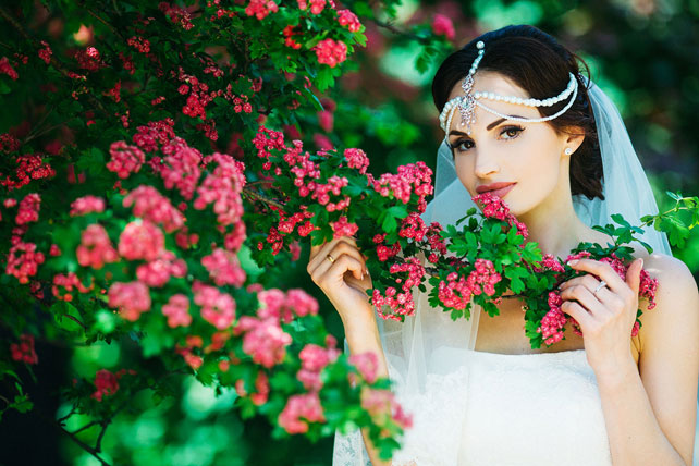 Цветущий восток, фотосессия невеста