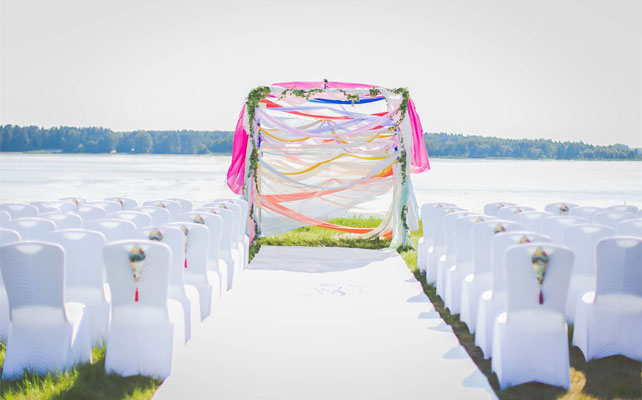 свадьба в восточном стиле, свадебная арка