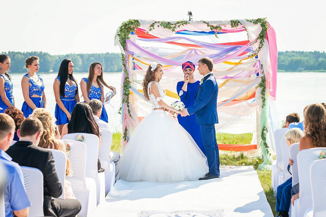 свадьба в восточном стиле, церемония