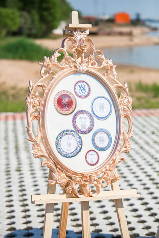 свадьба в восточном стиле, план рассадки гостей