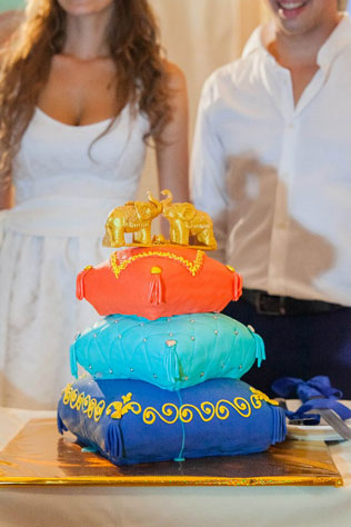 свадьба в восточном стиле, торт