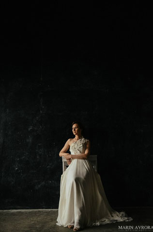 воздушная облачная свадьба, образ невесты