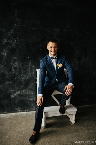 воздушная облачная свадьба, образ жениха