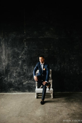 воздушная облачная свадьба, образ жениха