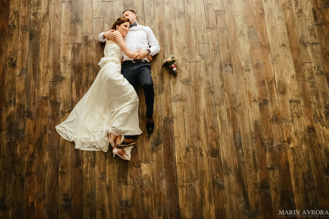 воздушная облачная свадьба, жениха и невеста