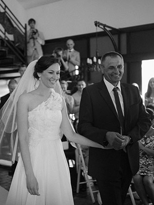 воздушная облачная свадьба, церемония