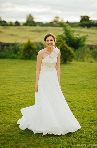 воздушная облачная свадьба, образ невесты