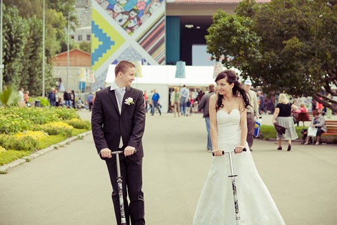 современная свадьба, жениха и невеста 