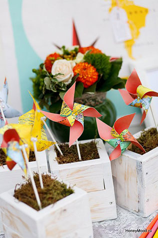 зелено-оранжевая свадьба, детали свадьбы