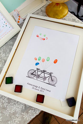 зелено-оранжевая свадьба, детали свадьбы