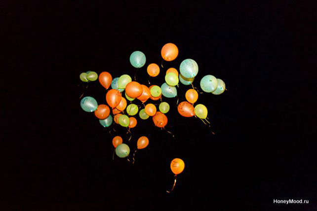 зелено-оранжевая свадьба, детали свадьбы